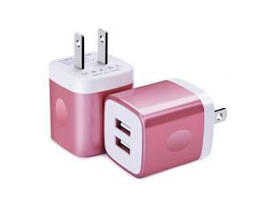 Wall Charger 2Pack Dual Port USB Wall Charger Brick 21A Phone Charger Cube Charging Block Plug Charger Box Charging Base for iPhone X866s7 Plus iPad Samsung S9 S8 S7 S6 Android LG Wall Charger 2Pack Dual Port USB Wall Charger Brick 21A Phone Charger Cube Charging Block Plug Charger Box Charging Base for iPhone X866s7 Plus iPad Samsung S9 S8 S7 S6 Android LG