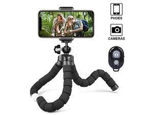 Flexible Phone Tripod with Wireless Selfie Remote Shutter Portable and Adjustable Phone Tripod Stand with Universial Phone Clip Mini Tripod Stand Holder Compatible with iPhoneAndroid Samsung Flexible Phone Tripod with Wireless Selfie Remote Shutter Portable and Adjustable Phone Tripod Stand with Universial Phone Clip Mini Tripod Stand Holder Compatible with iPhoneAndroid Samsung