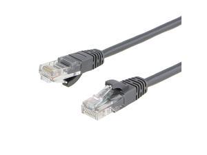 25 Feet CAT 5e Ethernet Patch Cable, RJ45 Computer Network Cord,Cat5/Cat5e/Cat6 LAN Cable UTP 24AWG+100% Copper Wire for PC, Mac, Laptop, PS3, PS4,Xbox,7.625m, Gray Color
