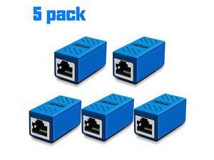 Coupler Ethernet Extension Network Connectors for Cat7Cat6Cat5eCat5 Ethernet Cable Network Cable Coupler Female to Female Blue5 Pack Coupler Ethernet Extension Network Connectors for Cat7Cat6Cat5eCat5 Ethernet Cable Network Cable Coupler Female to Female Blue5 Pack