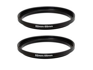 55mm Male 58mm Female Stepping Up Ring for DSLR Camera Lens and ND UV CPL Infrared Filters 55-58MM Step-Up Ring Adapter 2 Packs 55mm to 58mm Step Up Filter Ring 