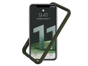 Bumper Case Compatible with iPhone 11 XR | CrashGuard NX Shock Absorbent Slim Design Protective Cover 35M 11ft Drop Protection Camo Green