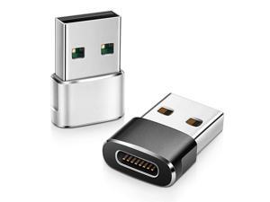 USB C Female to USB Male Adapter 2 Pack Upgraded VersionType C to USB A ConnectorWorks with LaptopsChargersand More Devices with Standard USB A Interface USB C Female to USB Male Adapter 2 Pack Upgraded VersionType C to USB A ConnectorWorks with LaptopsChargersand More Devices with Standard USB A Interface