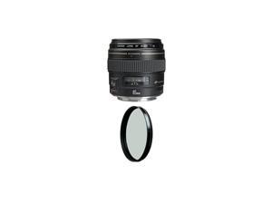 EF 85mm f18 USM Medium Telephoto Lens for SLR Cameras w B+W 58mm HTC Kaesemann Circular Polarizer EF 85mm f18 USM Medium Telephoto Lens for SLR Cameras w B+W 58mm HTC Kaesemann Circular Polarizer