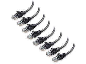8Pack Snagless Short Cat5e Ethernet Cat5e Cat 5e in Black 7 ft 8Pack Snagless Short Cat5e Ethernet Cat5e Cat 5e in Black 7 ft