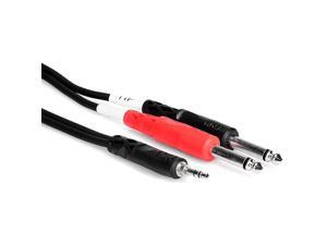 CMP-159 3.5 mm TRS to Dual 1/4" TS Stereo Breakout Cable, 9 Feet (5-Pack) CMP-159 3.5 mm TRS to Dual 1/4" TS Stereo Breakout Cable, 9 Feet (5-Pack)