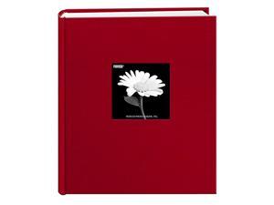 Fabric Frame Cover Photo Album 200 Pockets Hold 5x7 Photos, Deep Black