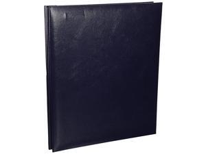 8-1/2 Inch by 11 Inch Leatherette Postbound Album, Navy Blue 8-1/2 Inch by 11 Inch Leatherette Postbound Album, Navy Blue