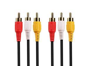 Video Cable,Composite Cord 65 ft RCA to RCA M/Mx3,AV Cable for TV,DVD,VCD etd.