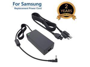 Samsung 19V LCD LED HDTV TV Plasma DLP Monitor Power Cord Charger Replacement Adapter Supply A4819FDY UN32J UN22H 22 32 BN4400837A A6619FSM HWM360 HWM360ZA Soundbar 19V AC DC 85Ft
