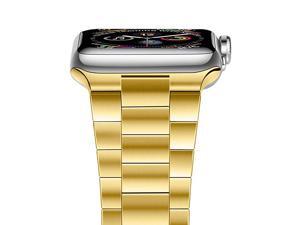 Compatible with Apple Watch Band 40mm 38mm Upgraded Version Solid Stainless Steel Band Business Replacement iWatch Strap for Apple Watch Series 654321SE Yellow Gold Compatible with Apple Watch Band 40mm 38mm Upgraded Version Solid Stainless Steel Band Business Replacement iWatch Strap for Apple Watch Series 654321SE Yellow Gold