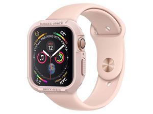 Rugged Armor Designed for Apple Watch Case for 44mm Series 6/SE/5/4 - Rose Gold