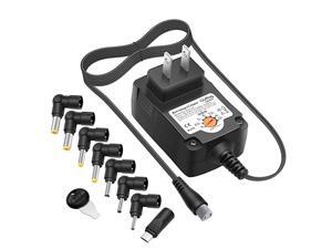 15W Universal AC DC Adapter 3V 45V 5V 6V 75V 9V 12V Multi Voltage Switching Power Supply Replacement wMultiTips for 312V Household Electronics Routers CCTV IP Cameras Smartphone Speakers 15W Universal AC DC Adapter 3V 45V 5V 6V 75V 9V 12V Multi Voltage Switching Power Supply Replacement wMultiTips for 312V Household Electronics Routers CCTV IP Cameras Smartphone Speakers