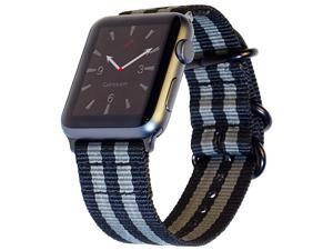 Compatible Apple Watch Nylon Band 42mm and New 44mm iWatch Band Replacement Strap NATO Woven Canvas Stripe Compatible Apple Watch Sport Nike Series 4 3 2 1 42 44mm SML Space GrayBlack Compatible Apple Watch Nylon Band 42mm and New 44mm iWatch Band Replacement Strap NATO Woven Canvas Stripe Compatible Apple Watch Sport Nike Series 4 3 2 1 42 44mm SML Space GrayBlack