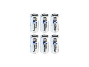 123 6 Lithium Batteries - Pack of 6 (Silver)