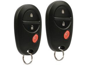 Fob less Entry Remote fits Toyota Tacoma Tundra Sienna Sequoia Highlander (GQ43VT20T), Set of 2