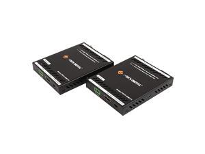 HDBaseT HDMI Extender 4K@60 420 Ultra HD Extender Over Single Cable CAT5e/6A up to 230ft (1080P) 130ft(4K) Supports HDCP 2.2/1.4, RS232, Bi-Directional IR and PoE HDBaseT HDMI Extender 4K@60 420 Ultra HD Extender Over Single Cable CAT5e/6A up to 230ft (1080P) 130ft(4K) Supports HDCP 2.2/1.4, RS232, Bi-Directional IR and PoE