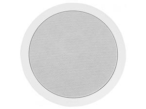 MC60 2Way inCeiling 65 Speaker Single | Dynamic Builtin Audio | Perfect for Humid IndoorEnclosed Areas | Bathrooms Kitchens Patios White