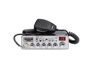 PC78LTX 40Channel Truckers CB Radio with Integrated SWR Meter PA Function Hi Cut MicRF Gain and Instant Channel 9Silver PC78LTX 40Channel Truckers CB Radio with Integrated SWR Meter PA Function Hi Cut MicRF Gain and Instant Channel 9Silver