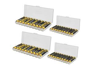 AA AAA C D Battery Storage Case Holder Organizer Box (2AA + 2AAA)