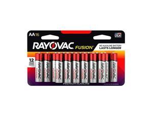 Fusion AA Batteries Premium Alkaline Double A Batteries 16 Battery Count