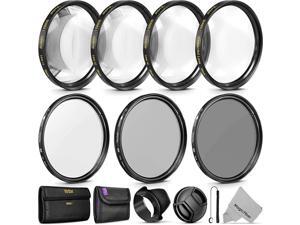 Professional UV CPL ND4 Lens Filter and CloseUp Macro Accessory Kit for Lenses with a Filter Size Professional UV CPL ND4 Lens Filter and CloseUp Macro Accessory Kit for Lenses with a Filter Size