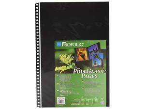 Art PolyGlass 10Pack MultiRing Binder Refill Pages Portrait 11 x 17 Inches