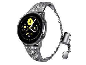 Compatible for Samsung Galaxy Watch 42mm Band 20MM Women Metal Rhinestone Diamond Chain Glitter Jewelry Bracelet Wristband Replacement Band for Samsung Galaxy Watch 42mm/Active 40mm/Gear Sport Compatible for Samsung Galaxy Watch 42mm Band 20MM Women Metal Rhinestone Diamond Chain Glitter Jewelry Bracelet Wristband Replacement Band for Samsung Galaxy Watch 42mm/Active 40mm/Gear Sport