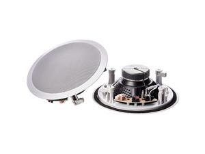 8quot Round InCeiling InWall Mounted Speakers Set of 2 8quot Round InCeiling InWall Mounted Speakers Set of 2
