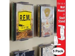 CD Mount Wall Frame Display and Shelf Stand Invisible and Adjustable 5 Pack