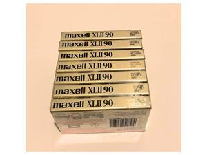 XLII IEC Type II 90 Minute High Bias Audio Cassette Tape 7 Pack