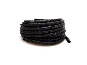 12 inch Split Loom 100 Feet Black Wire Tubing Black Car Audio Stereo Cable 12 inch Split Loom 100 Feet Black Wire Tubing Black Car Audio Stereo Cable