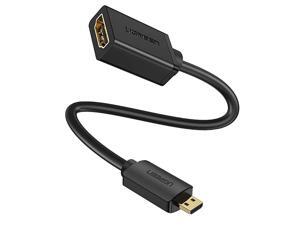 Micro HDMI Adapter Micro HDMI to HDMI Female Cable 4K Compatible for Raspberry Pi 4 GoPro Hero 7 5 Black 4 6 3 Sony A5100 A6000 A6300 Camera Lenovo Yoga 3 Pro ASUS ZenBook Laptop 8 Inch Micro HDMI Adapter Micro HDMI to HDMI Female Cable 4K Compatible for Raspberry Pi 4 GoPro Hero 7 5 Black 4 6 3 Sony A5100 A6000 A6300 Camera Lenovo Yoga 3 Pro ASUS ZenBook Laptop 8 Inch