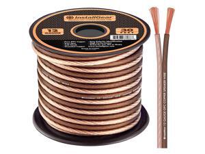 12 Gauge AWG 30ft Speaker Wire 99.9% Oxygen-Free Copper True Spec and Soft Touch Cable - Brown 12 Gauge AWG 30ft Speaker Wire 99.9% Oxygen-Free Copper True Spec and Soft Touch Cable - Brown