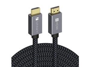 4K HDMI Cable 25 ft, High Speed 18Gbps HDMI 2.0 Cable, 4K HDR, HDCP 2.2, 3D, 2160P, 1080P, Ethernet - Braided HDMI Cord, Audio Return (ARC) Compatible UHD TV, Blu-ray, PS4/3, Monitor, Projector 4K HDMI Cable 25 ft, High Speed 18Gbps HDMI 2.0 Cable, 4K HDR, HDCP 2.2, 3D, 2160P, 1080P, Ethernet - Braided HDMI Cord, Audio Return (ARC) Compatible UHD TV, Blu-ray, PS4/3, Monitor, Projector