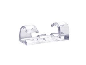 Cable Clips Organizer Drop Wire Holder Cord Management, Pack of 20, Transparent Cable Clips Organizer Drop Wire Holder Cord Management, Pack of 20, Transparent