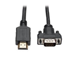 HDMI to VGA Active Adapter Converter Cable Low Profile HD15 MM 1080p 6ft P566006VGA HDMI to VGA Active Adapter Converter Cable Low Profile HD15 MM 1080p 6ft P566006VGA