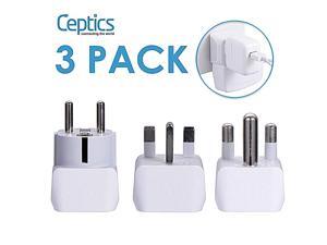 African Travel Adapter Set 2 in 1 USA to Africa S Africa Nigeria Ghana Uganda Type M EF Type G 3 Pack Does Not Convert Voltage African Travel Adapter Set 2 in 1 USA to Africa S Africa Nigeria Ghana Uganda Type M EF Type G 3 Pack Does Not Convert Voltage