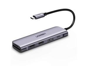 USB C Hub 6 in 1 Dongle to HDMI 4K 2 USB 3.0 Ports SD TF Card Reader 100W PD Charging Adapter Dock Station for MacBook Pro Air 2020 2019 2018 Galaxy Note 10 S10 S9 S8 Surface Go XPS 13 15