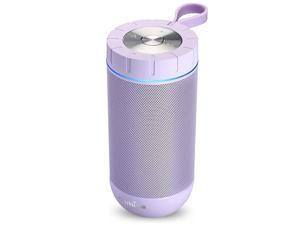 Waterproof Bluetooth Speakers Outdoor Wireless Portable Speaker with 20 Hours Playtime Superior Sound for Camping Beach Sports Pool Party Shower Purple