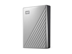 4TB My Passport Ultra Silver Portable External Hard Drive HDD, USB-C and USB 3.1 Compatible - BFTM0040BSL-WESN