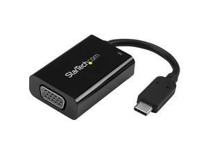 com USB C to VGA Adapter with Power Delivery 1080p USB TypeC to VGA Monitor Video Converter w Charging 60W PD PassThrough Thunderbolt 3 Compatible Black CDP2VGAUCP com USB C to VGA Adapter with Power Delivery 1080p USB TypeC to VGA Monitor Video Converter w Charging 60W PD PassThrough Thunderbolt 3 Compatible Black CDP2VGAUCP