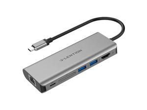 USBC Digital AV Multiport Hub with 4K HDMI 2 USB 30 Card Reader Type C Charging Gigabit Ethernet Adapter Compatible 20202016 MacBook Pro New Mac AirSurface More CBC68 Space Gray USBC Digital AV Multiport Hub with 4K HDMI 2 USB 30 Card Reader Type C Charging Gigabit Ethernet Adapter Compatible 20202016 MacBook Pro New Mac AirSurface More CBC68 Space Gray