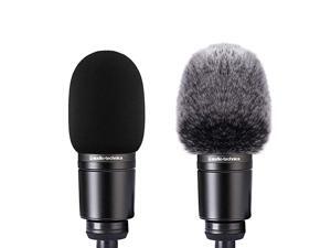Microphone Foam Cover + Furry Windscreen Wind Muff Compatible with Mic Audio Technica AT2020 ATR2500 AT2035 AT2050 AT4040 Cardioid Condenser Microphone Noise Reduction Microphone Foam Cover + Furry Windscreen Wind Muff Compatible with Mic Audio Technica AT2020 ATR2500 AT2035 AT2050 AT4040 Cardioid Condenser Microphone Noise Reduction
