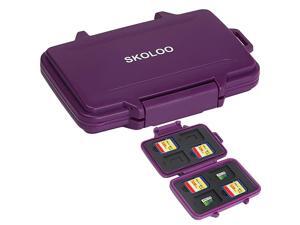SD Card Holder Case Hunter Weatherproof Micro SD Card Case Small Cute SD Card Storage Container Purple SD Card Holder Case Hunter Weatherproof Micro SD Card Case Small Cute SD Card Storage Container Purple