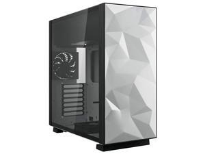 ATX Mid Tower Gaming Computer Case with Tempered Glass and Fans Up to 240mm AIO and 440mm VGA Support EATX Support Top Mount PSU amp HDDSSD White Prism SLITE ATX Mid Tower Gaming Computer Case with Tempered Glass and Fans Up to 240mm AIO and 440mm VGA Support EATX Support Top Mount PSU amp HDDSSD White Prism SLITE