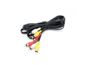 3 RCA Cable Audio Video Composite Male to Male DVD Cable 10 Feet 3 RCA Cable Audio Video Composite Male to Male DVD Cable 10 Feet