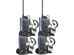 Rechargeable Long Range TwoWay Radios with Earpiece 4 Pack UHF 400470Mhz Walkie Talkies Liion Battery and Charger Included Rechargeable Long Range TwoWay Radios with Earpiece 4 Pack UHF 400470Mhz Walkie Talkies Liion Battery and Charger Included