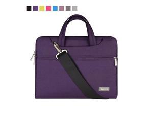 116 12 inch Laptop Case Laptop Shoulder Bag Multifunctional Notebook Sleeve Carrying Case With Strap for Notebook Microsoft Surface Pro 6543 Macbook Air 11 12Purple