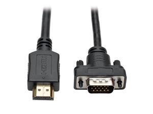 HDMI to VGA + Audio Adapter Converter Cable Active Low Profile HD15 MM 1080p 60Hz 15ft 15 P566015VGA HDMI to VGA + Audio Adapter Converter Cable Active Low Profile HD15 MM 1080p 60Hz 15ft 15 P566015VGA